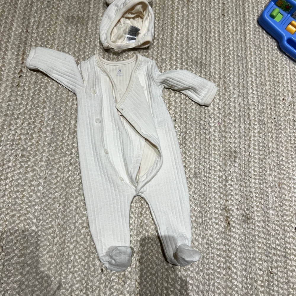 Baby White Onesie Bunting